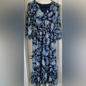 Adrienne Vittadini women’s blue dress